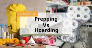 prepping vs hoarding