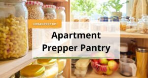 apartment prepper pantry