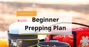 beginner prepping plan